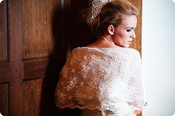 Champagne corded lace shrug 