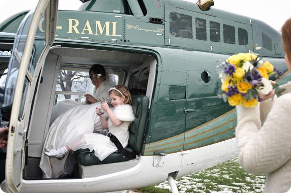 Wedding helicopter by JB Creatives