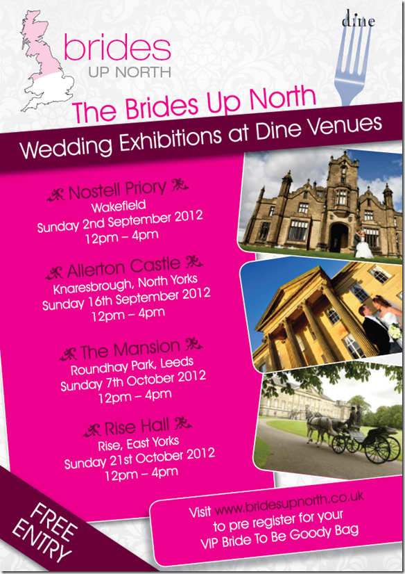 Brides Up North Wedding Exclusives Autumn 2012